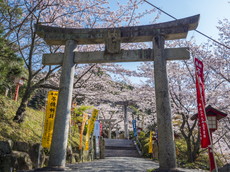不動神社への参道