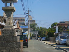 一之鳥居から二之鳥居までの縦馬場
