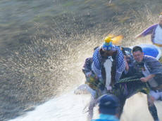八代妙見祭：「飾り馬」の疾走