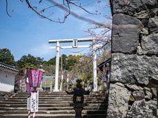 虎口門から鳥居