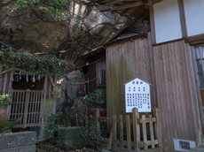 本殿が祀られている海食洞